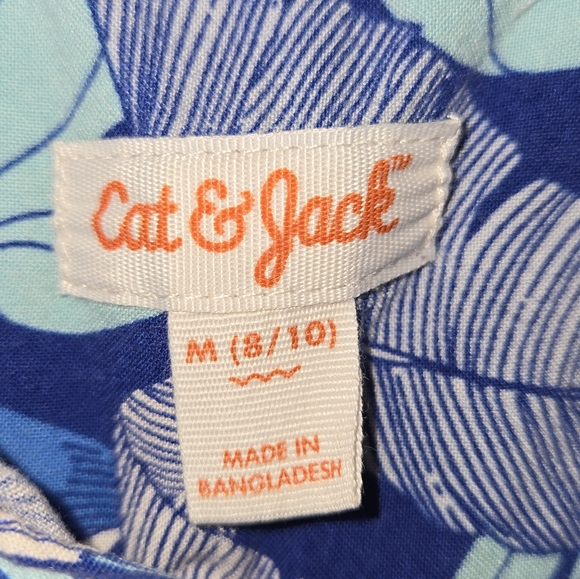 Cat & Jack Boy's M 8/10 Hawaiian Shirt - Picture 5 of 11